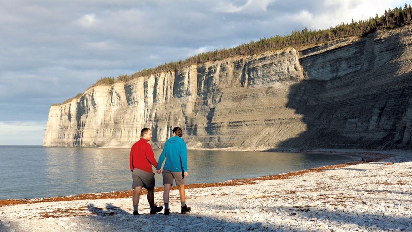 L'île d'Anticosti, le nouveau géoparc UNESCO du Québec, est spectaculaire et vide