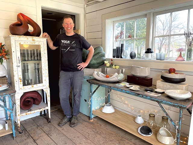 Devin Burgess aux studios Borealis - MARY ANN LICKTEIG