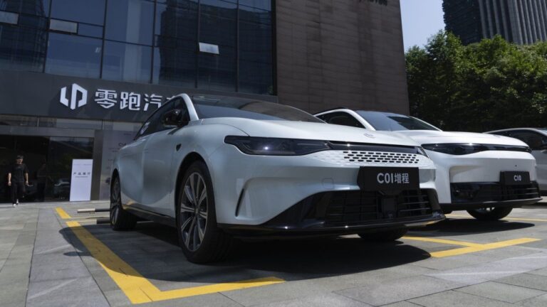 Prime Minister Justin Trudeau and his trade and industry ministers say Canada is investigating the notion of hiking tariffs on imported electric vehicles from China. (Caroline Chen/The Canadian Press)