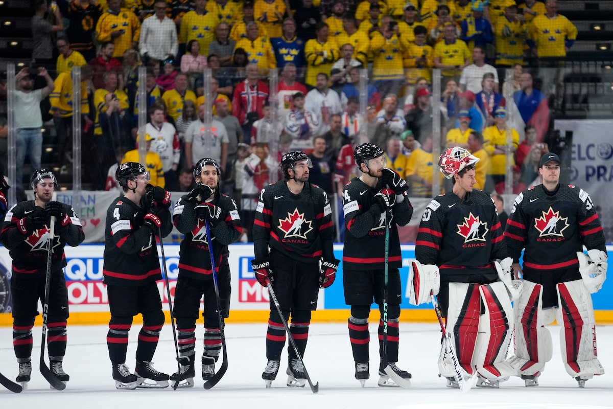 Le Canada rentre chez lui les mains vides après sa défaite contre la Suède au Championnat du monde de hockey