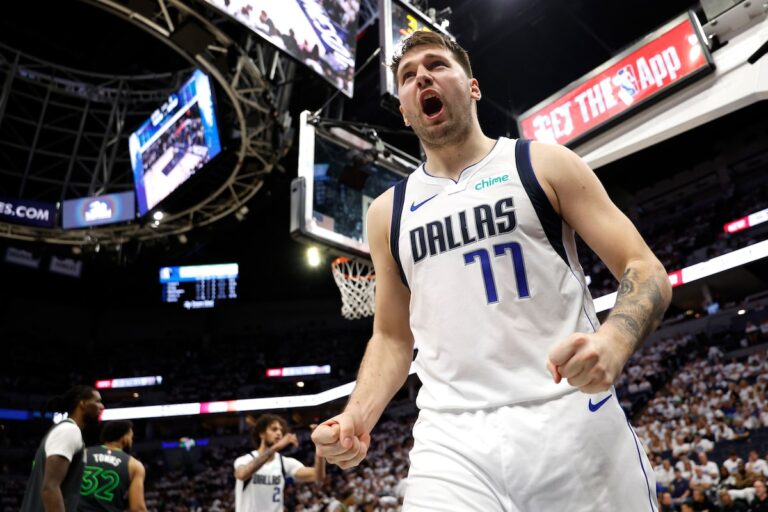 Les 36 points de Doncic propulsent les Mavericks vers la finale de la NBA avec le renversement des Timberwolves 124-103 lors du cinquième match.