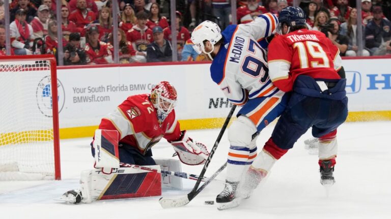 Coupe Stanley : Rodrigues marque deux fois en troisième pour battre les Panthers contre les Oilers lors du deuxième match