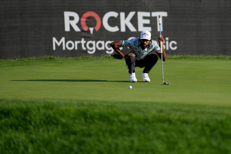 Akshay Bhatia et Aaron Rai partagent la tête pour la deuxième journée consécutive au Rocket Mortgage Classic