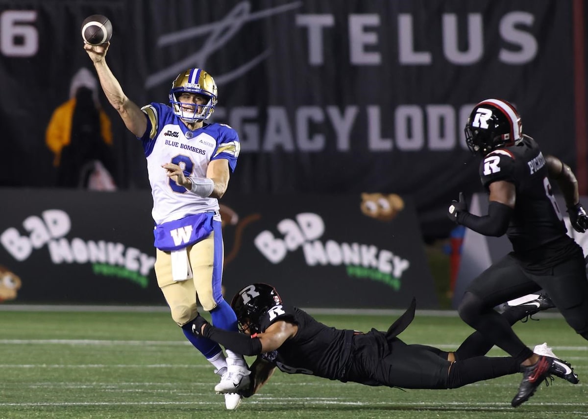 Collaros et les Bombers cherchent à connaître un début lamentable pour la saison 2024 de la LCF