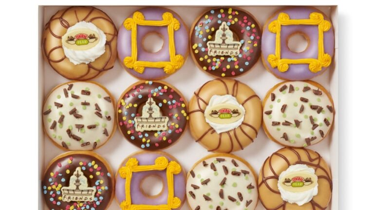 Krispy Kreme releases ‘Friends’-themed doughnuts. (Courtesy Krispy Kreme via CNN Newsource)