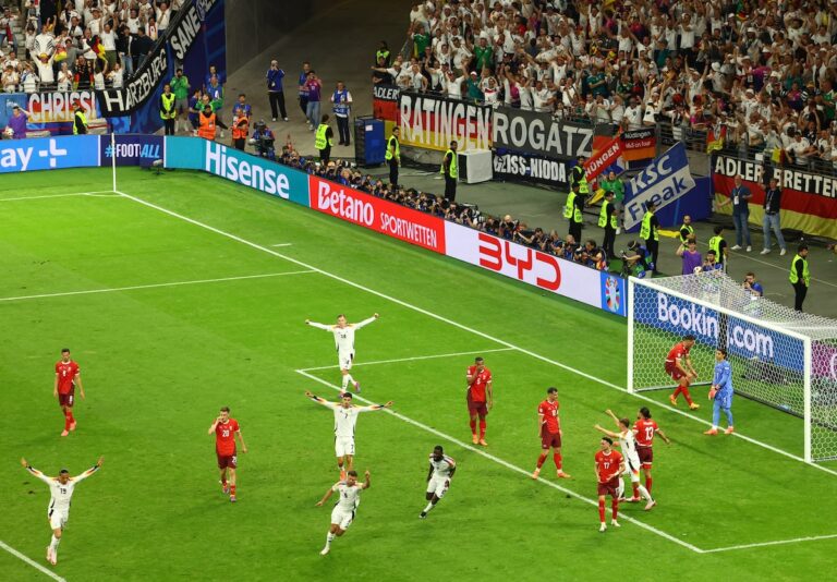 L'Allemagne termine première du groupe de l'Euro 2024 grâce à l'égalisation tardive contre la Suisse