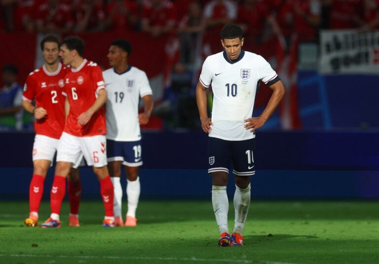 L'Angleterre ne parvient pas à convaincre lors du match nul 1-1 contre le Danemark mais devrait se qualifier pour l'Euro 2024