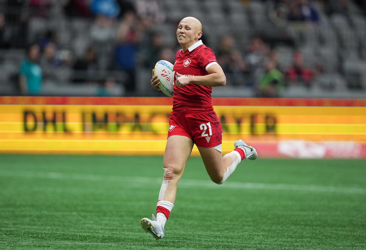 La capitaine du Canada Rugby Sevens, Olivia Apps, reprend l'entraînement après une morsure de couguar