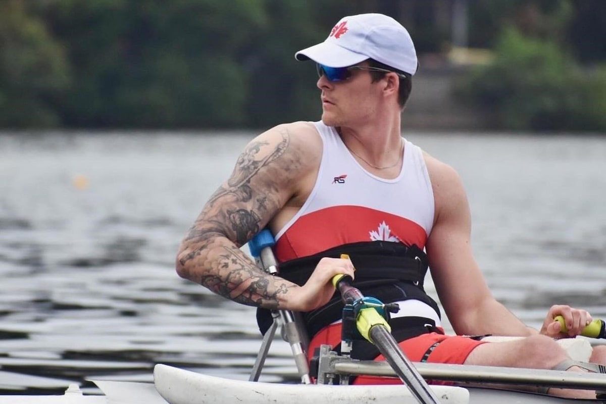 L'ancien gardien des Broncos de Humboldt Jacob Wassermann nommé dans l'équipe paralympique d'aviron du Canada
