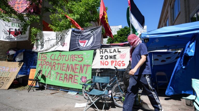 Le campement pro-palestinien de l'UQAM sera détruit jeudi