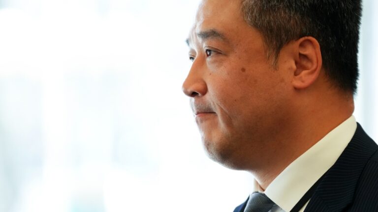 Han Dong arrives to appear as a witness at the Public Inquiry Into Foreign Interference in Federal Electoral Processes and Democratic Institutions in Ottawa, April 2, 2024. THE CANADIAN PRESS/Sean Kilpatrick