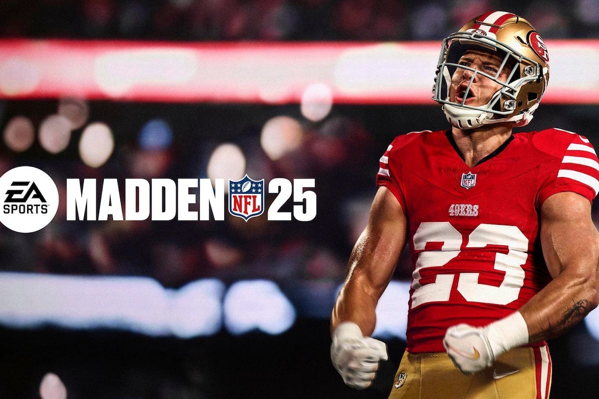 Le porteur de ballon des 49ers Christian McCaffrey fera la couverture du jeu vidéo Madden NFL 25
