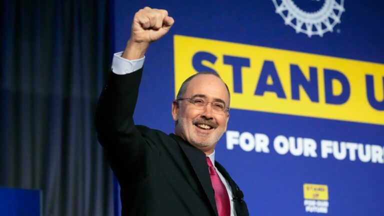 UAW President Shawn Fain is under investigation by an independent federal monitor over allegations of retaliation against other union leaders. (Alex Brandon/AP Photo)