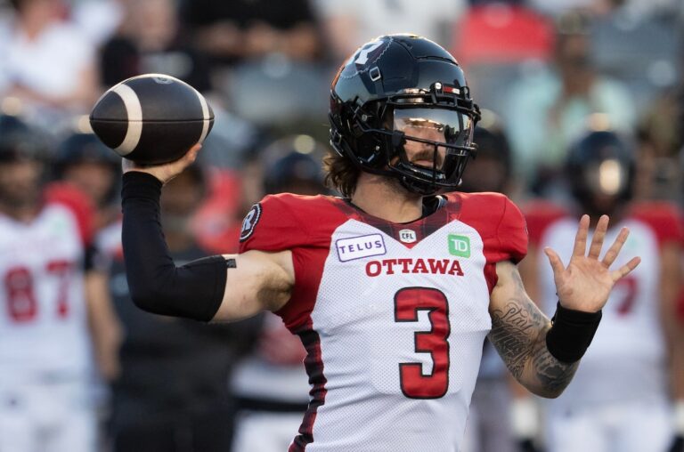 Le quart Dru Brown fera ses débuts à Ottawa contre son ancienne équipe