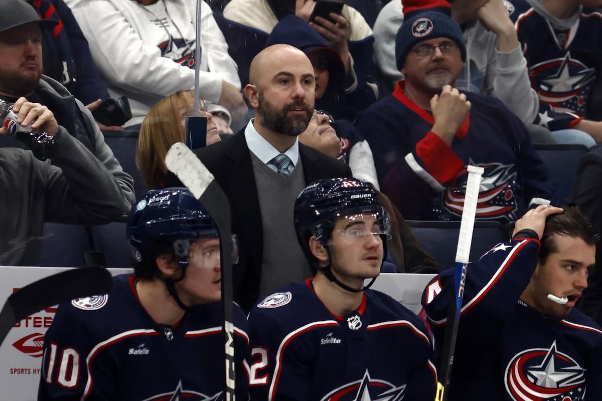 L'entraîneur des pompiers des Blue Jackets, Pascal Vincent, après une saison terrible et marquée par des blessures