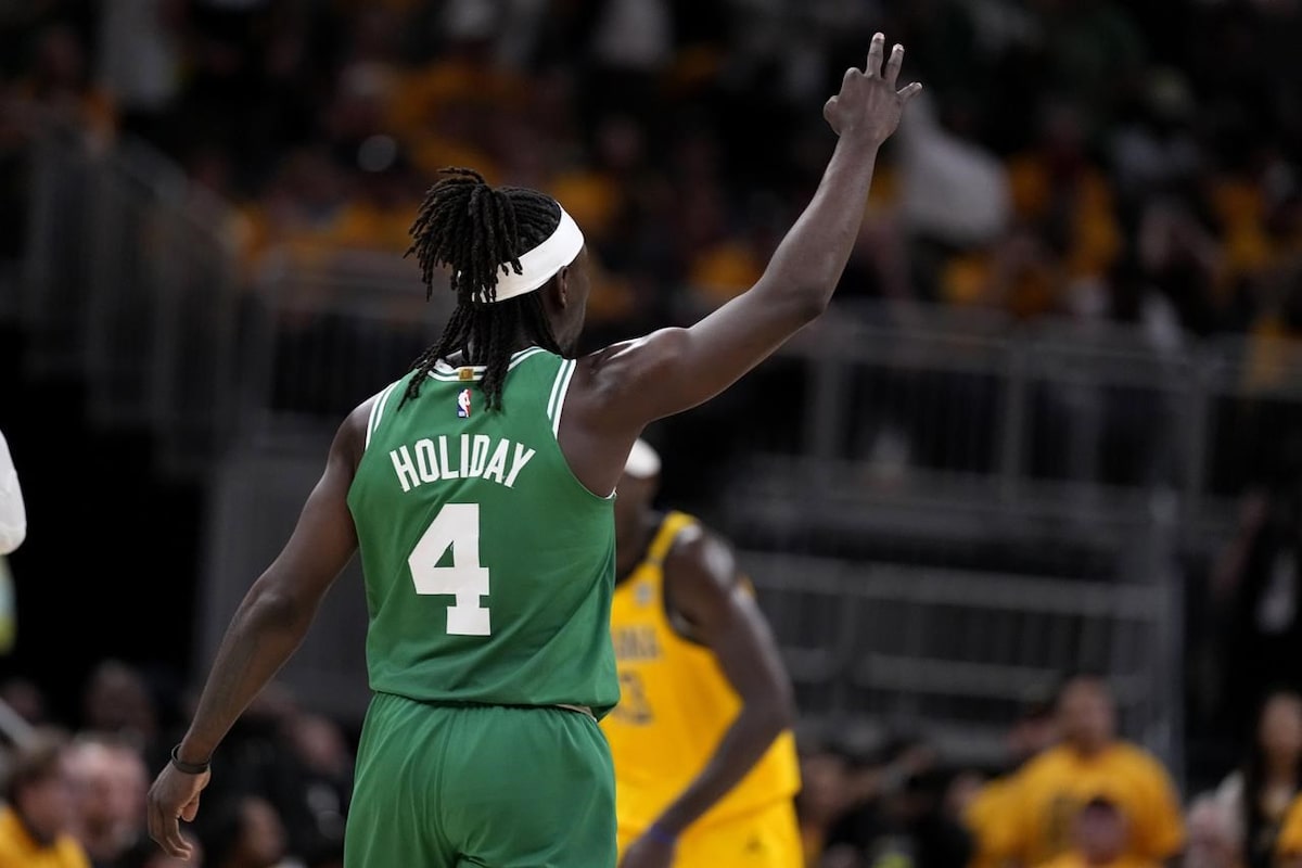 Les Celtics ont échangé contre Jrue Holiday en pensant aux finales de la NBA, et maintenant ils sont à deux victoires du titre