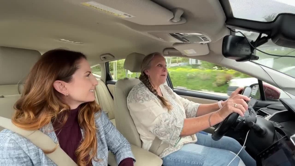 Ann Drummond (right) and Juliet Lemar. Drummond says her 18-year-old son was addicted to Xanax and Percocet — drugs commonly laced with fentanyl. (KSBY via CNN Newsource)