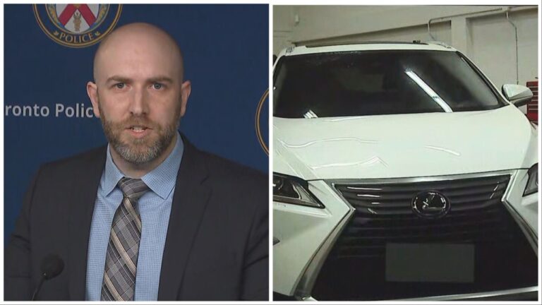 Plus de 100 véhicules volés retrouvés dans le cadre d'une enquête sur un vol de voiture impliquant un employé de ServiceOntario, selon la police de Toronto