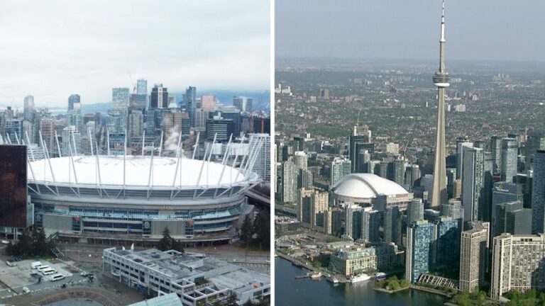 Vancouver, Toronto