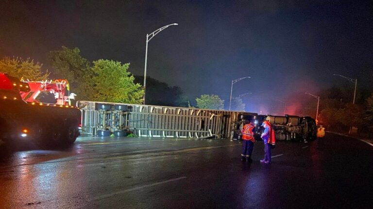 Trois tornades confirmées : un camion renversé et des arbres déracinés au sud de Montréal