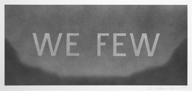 « Nous sommes peu nombreux » - COURTOISIE