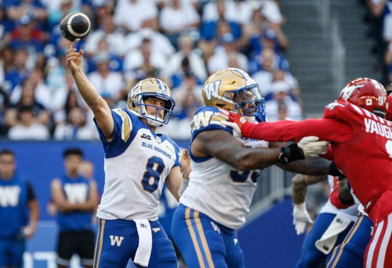 Collaros réussit sa première passe de touché de la saison et les Blue Bombers battent les Stampeders 41-37