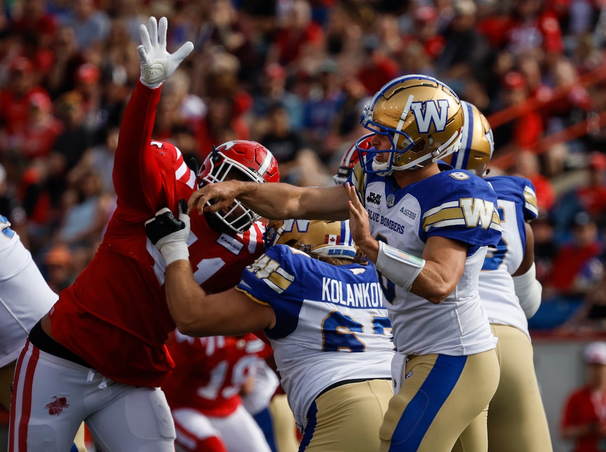 Collaros veut stimuler le jeu de passe de Winnipeg en revenant dans la formation des Blue Bombers