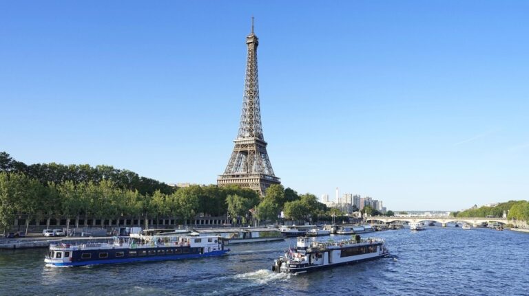Mayor Anne Hidalgo told France Inter radio that she would "dive in next week" and the water would be "depolluted, that's for sure." (Kyodo News/Getty Images via CNN Newsource)