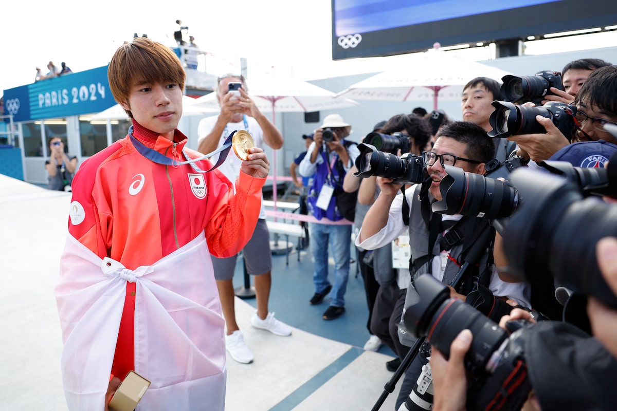 JO de Paris : le Japonais Yuto Horigome remporte sa deuxième médaille d'or en street skateboard masculin