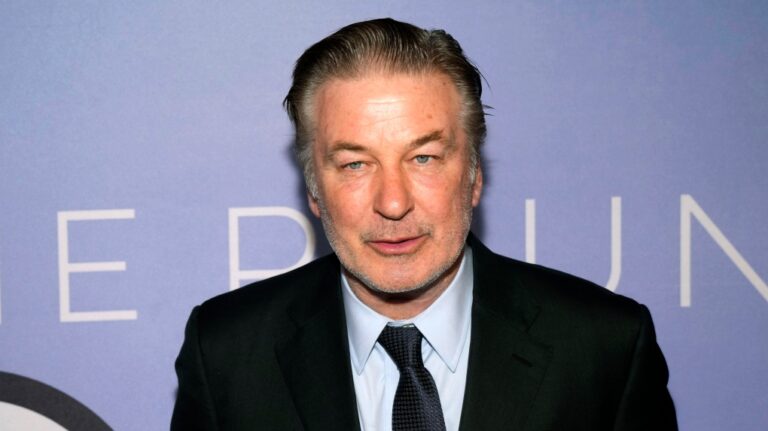 Alec Baldwin attends the Roundabout Theatre Company's annual gala at the Ziegfeld Ballroom in New York on Monday, March 6, 2023. (Photo by Charles Sykes/Invision/AP)
