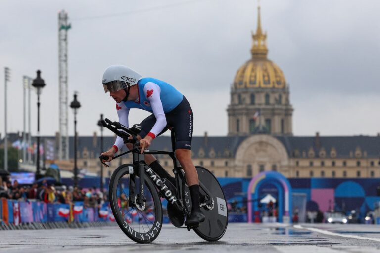 Le cycliste d'Ottawa Derek Gee termine 20e au contre-la-montre masculin