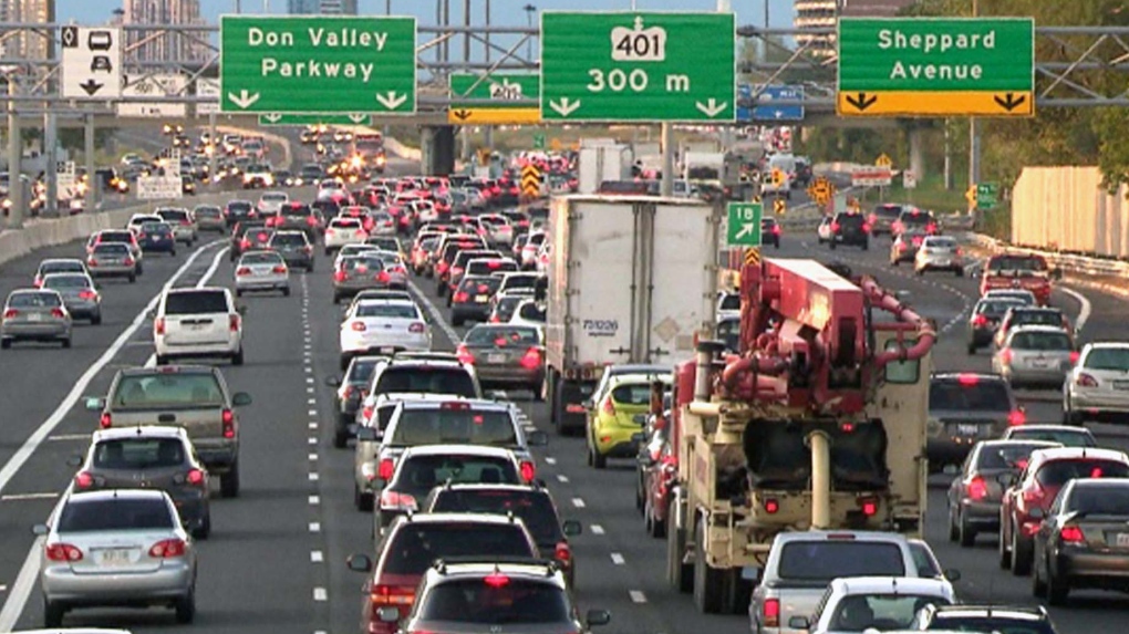 Le trafic à Toronto a atteint un niveau critique, selon les données d'un sondage