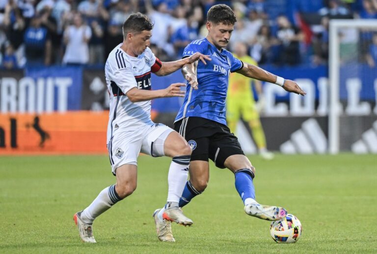 Les Whitecaps contraints de se contenter d'un match nul 1-1 à Montréal