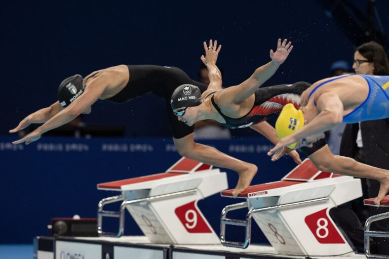 Maggie Mac Neil termine cinquième dans sa tentative de défendre sa médaille d'or olympique au 100 mètres papillon