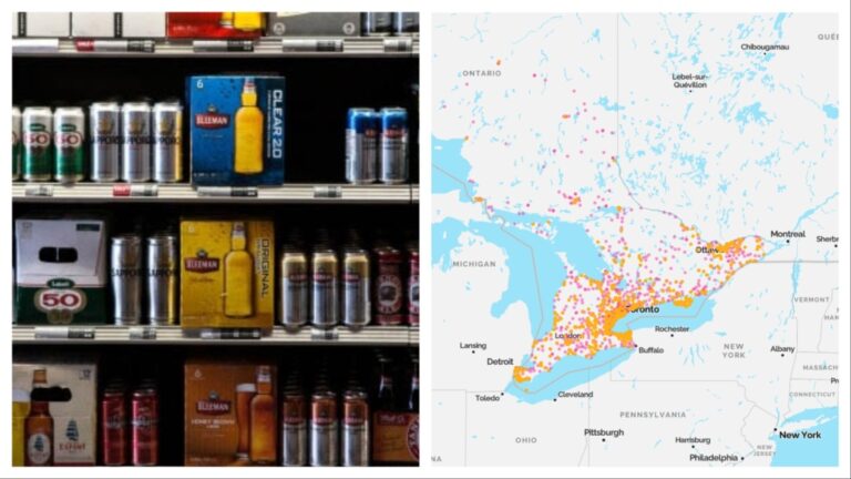 Une nouvelle carte montre 2 300 endroits en Ontario où vous pouvez toujours acheter de l'alcool pendant la grève de la LCBO