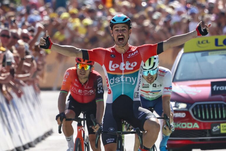 Victor Campenaerts remporte la 18e étape du Tour de France au sprint