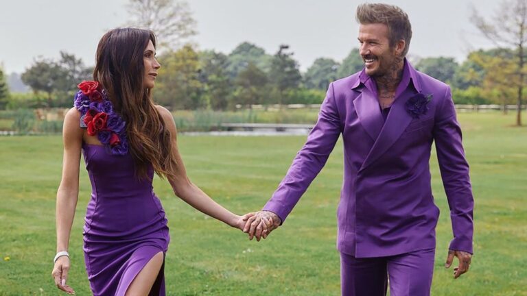 Victoria et David Beckham recréent les photos de leur mariage 25 ans plus tard