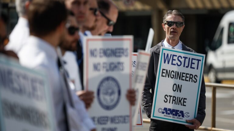 WestJet suspend ses vols, la compagnie aérienne affirmant que la reprise des opérations « prendra du temps »