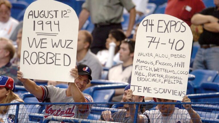 La meilleure équipe de la MLB! Les fans et les joueurs des Expos de Montréal reviennent sur la tragique saison 1994