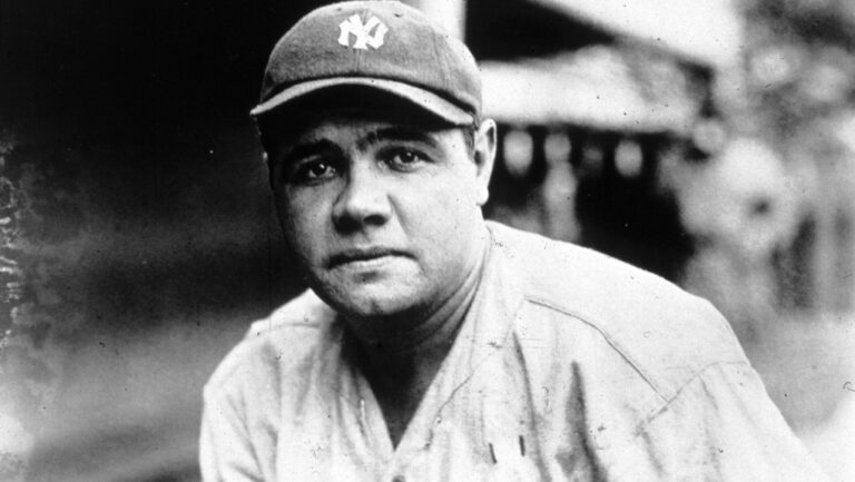 Babe Ruth circa 1930. The baseball heavyweight's jerseys have broken multiple records at auction (MPI / Getty Images via CNN Newsource)