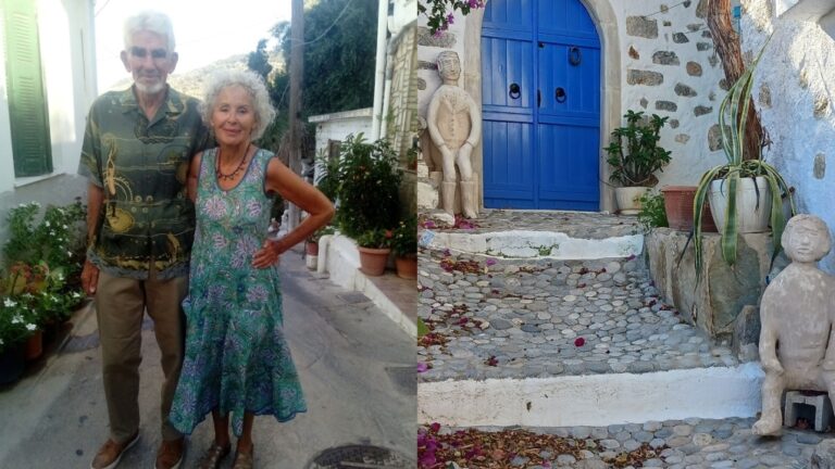 Patricia Mahan and Dan Matarazzo left Tucson, Ari. to live Mexico in 2006, before buying a home, pictured, in Kritsa, Crete last year and relocating there.(Patricia and Dan via CNN Newsource)