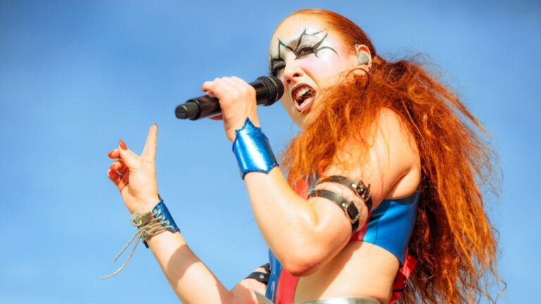 Chappell Roan performing at Lollapalooza. (Pooneh Ghana/Lollapalooza 2024 via CNN Newsource)