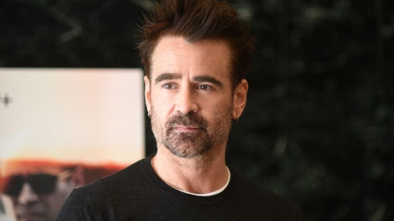 Colin Farrell at an event for his Apple TV+ series "Sugar" on April 28 in Los Angeles. (Richard Shotwell / Invision / AP via CNN Newsource)