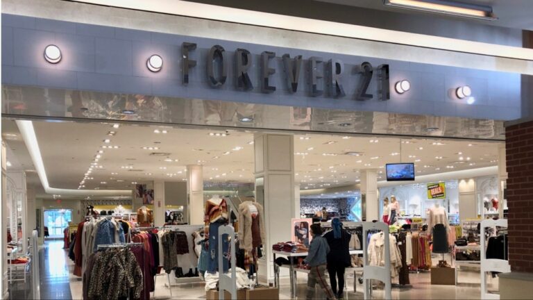 Customers arrive to shop at Forever 21 on Monday, Sept. 30, 2019, at Walden Galleria in Cheektowaga, N.Y. (AP Photo/Bill Sikes)