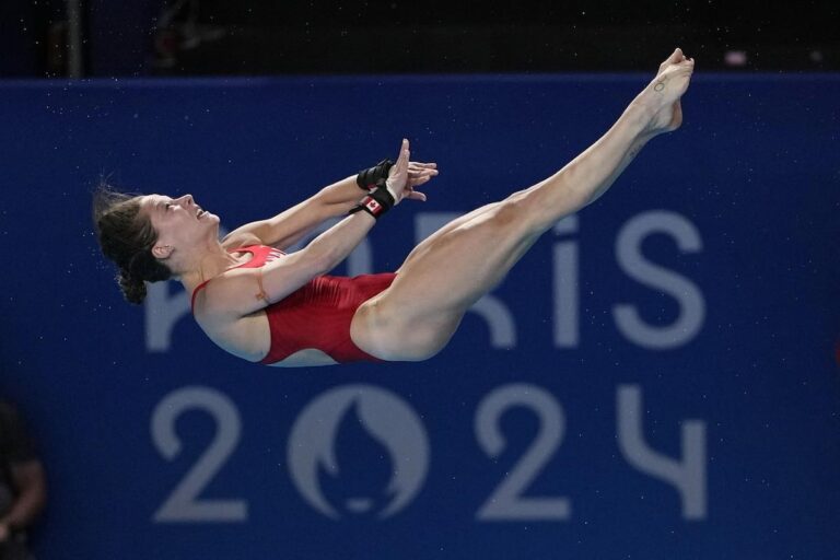 JO de Paris : la plongeuse canadienne Caeli McKay en finale du 10 m féminin