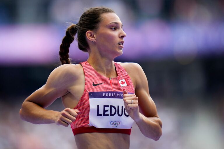 JO de Paris : la sprinteuse Audrey Leduc ouvre les Jeux de Paris avec un record canadien au 100 m féminin