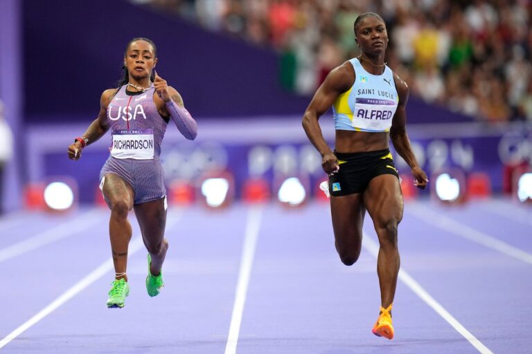 JO de Paris : le retour de Sha'Carri Richardson stoppé par Julien Alfred, qui apporte sa première médaille olympique à Sainte-Lucie