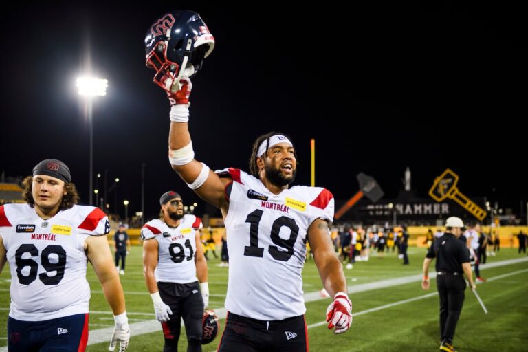 La recrue Cantin-Arku fait bonne impression auprès des Alouettes, champions de la Coupe Grey
