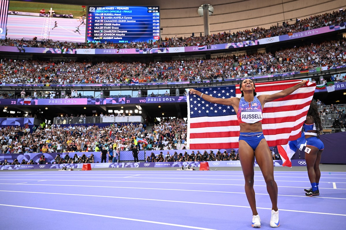 Le 100 m haies féminin offre une nouvelle médaille d'or olympique aux États-Unis et enfin une médaille à la France en athlétisme