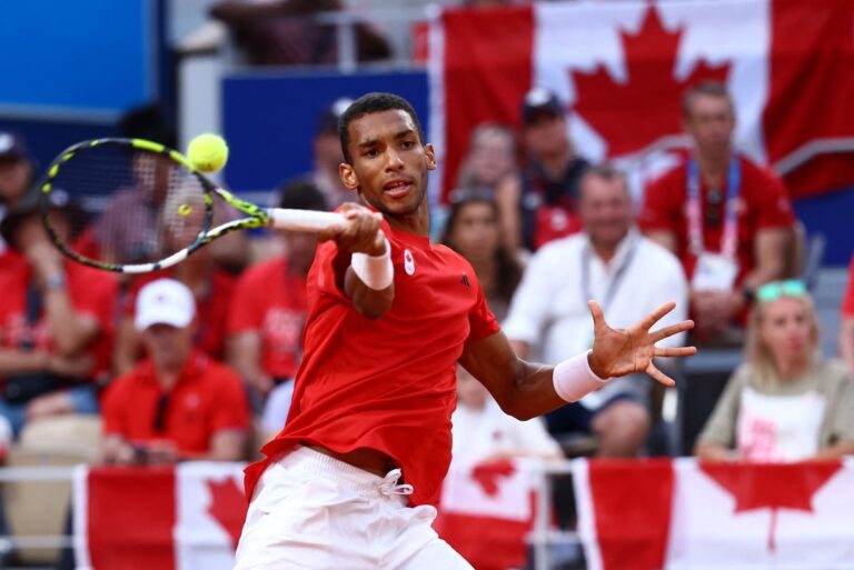 Le Canadien Félix Auger-Aliassime s'incline face à l'Italien Lorenzo Musetti en simple messieurs